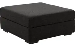 Goossens voetenbank lucca grijs stof - 8192538-462-01