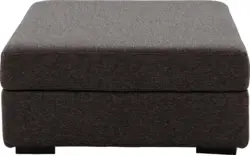 Goossens voetenbank lucca bruin stof - 8192538-470-01