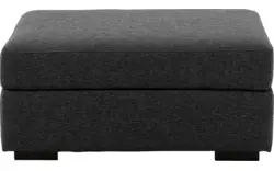 Goossens voetenbank lucca grijs stof - 8192539-460-01