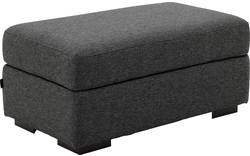 Goossens voetenbank lucca grijs stof - 8192539-460-02