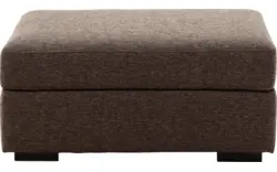 Goossens voetenbank lucca bruin stof - 8192539-469-01