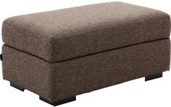 Goossens voetenbank lucca bruin stof - 8192539-469-02
