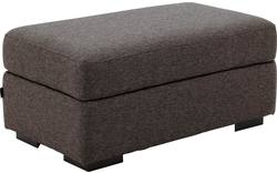 Goossens voetenbank lucca bruin stof - 8192539-470-02
