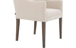 Goossens eetkamerstoel pearl wit stof - 8193981-02