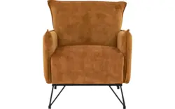 Goossens basic fauteuil lygo geel stof - 8194143-02