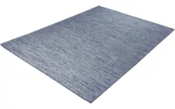 Goossens basic tapijt tealo blauw katoen - 8194388-01
