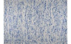 Goossens eco tapijt mene blauw wol - 8194398-01