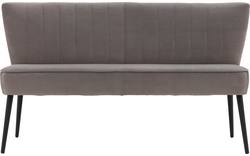 Goossens eetbank rob grijs stof - 8195349-02