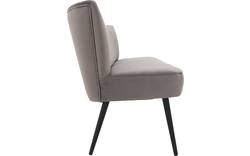 Goossens eetbank rob grijs stof - 8195349-02