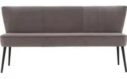 Goossens eetbank rob grijs stof - 8195350-02