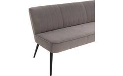 Goossens eetbank rob grijs stof - 8195350-02