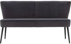 Goossens eetbank rob grijs stof - 8195352-02