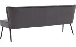 Goossens eetbank rob grijs stof - 8195353-02