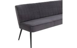 Goossens eetbank rob grijs stof - 8195353-02
