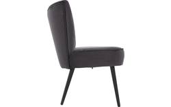 Goossens eetbank rob grijs stof - 8195353-02