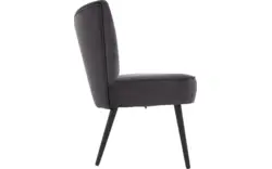 Goossens eetbank rob grijs stof - 8195353-02
