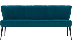 Goossens eetbank rob blauw stof - 8195354-02