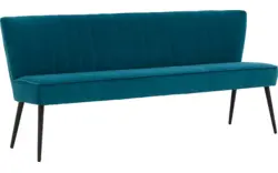 Goossens eetbank rob blauw stof - 8195354-02