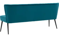 Goossens eetbank rob blauw stof - 8195354-02