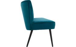 Goossens eetbank rob blauw stof - 8195354-02