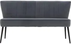 Goossens eetbank rob blauw stof - 8195355-02