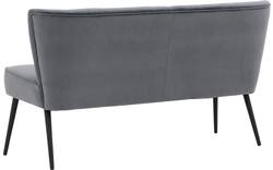 Goossens eetbank rob blauw stof - 8195355-03