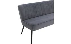 Goossens eetbank rob blauw stof - 8195355-02