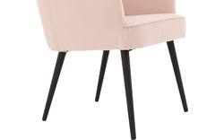 Goossens eetkamerstoel rob roze stof - 8195381-01