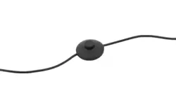 Goossens basic vloerlamp helix zwart metaal - 8195526-01