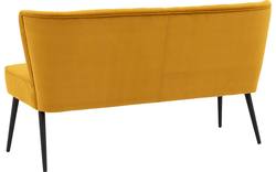 Goossens eetbank rob geel stof - 8195921-03