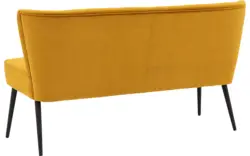 Goossens eetbank rob geel stof - 8195921-02