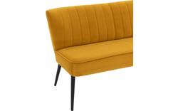Goossens eetbank rob geel stof - 8195921-02