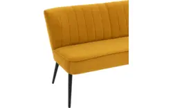 Goossens eetbank rob geel stof - 8195921-02