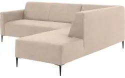 Goossens hoeksalon key west beige micro leer - 8195954-403-01