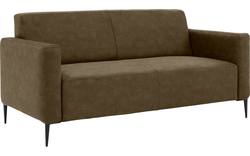 Goossens zitbank key west groen micro leer - 8195957-393-02