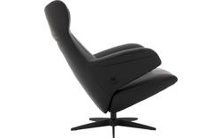 Goossens excellent relaxstoel avec zwart leer - 8195961-02