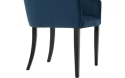 Goossens eetkamerstoel peda blauw stof - 8195972-02