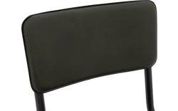 Goossens barkruk chaplin groen leer - 8195998-02