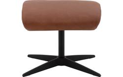 Goossens voetenbank avec bruin leer - 8196117-02