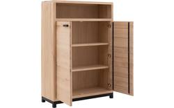 Goossens opbergkast sans blank eiken - 8196222-1