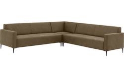 Goossens hoeksalon key west groen micro leer - 8196254-393-02
