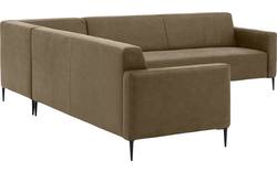 Goossens hoeksalon key west groen micro leer - 8196254-393-01