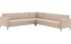 Goossens hoeksalon key west beige micro leer - 8196254-403-01