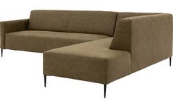 Goossens hoeksalon key west groen micro leer - 8196255-gespiegeld-01