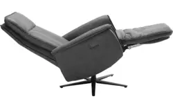 Goossens relaxstoel odyssey grijs micro leer - 8196279-09