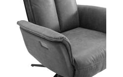 Goossens relaxstoel odyssey grijs micro leer - 8196279-09