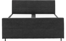 Goossens boxspring compleet forma contra compleet grijs micro leer - 8200350-2