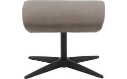 Goossens voetenbank avec grijs leer - 8200441-02