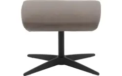 Goossens voetenbank avec grijs leer - 8200441-01