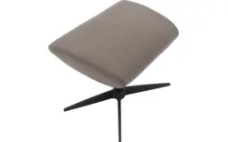 Goossens voetenbank avec grijs leer - 8200441-01